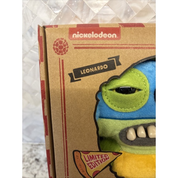Fuggler Teenage Mutant Ninja Turtles Limited Edition Leonardo Plush New - Picture 3 of 11